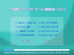 999宝藏网 Ghost WIN7 x64 SP1 旗舰稳定版 2015.06