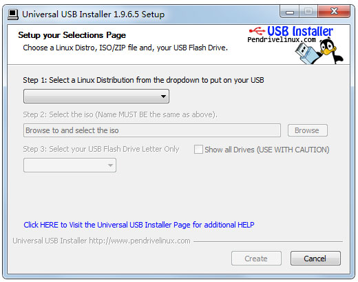 Universal USB Installer(通用USB安装程序) V1.9.6.5 英文绿色版