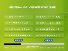 Թ˾Ghost Win8.1 X32λ ͥװ2017V01()