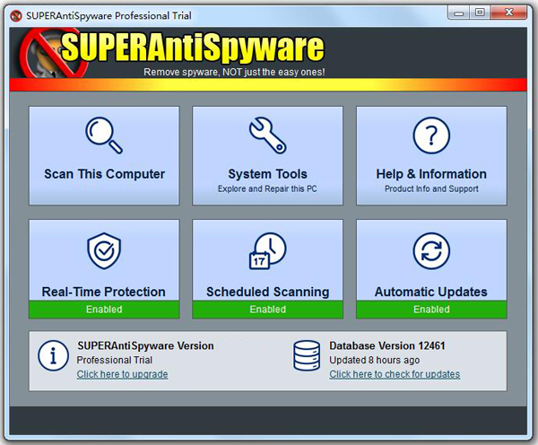 SUPERAntiSpyware(ɨ) V6.0.1218