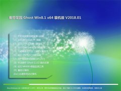 ѻ԰Ghost Win8.1 (X64) װ2018v01(輤)