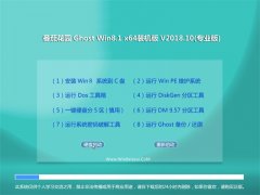 ѻ԰Ghost Win8.1 (X64) Գװv2018.10(輤)