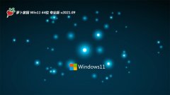 萝卜家园Windows11 典藏装机版64位 2021.09